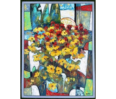 Левкович М.В "Спынісь імгненне", 2021г. Холст, масло. Размер 80х60 см. № 2311 (артикул №2311) - фото №1