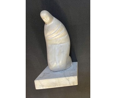 Архипенко А.П (1887-1964) Скульптура, 1938г. Мрамор, высота 24,5 см. № 2362 (артикул №2362) - фото №16