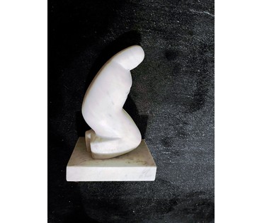Архипенко А.П (1887-1964) Скульптура, 1938г. Мрамор, высота 25 см. № 2362 (артикул №2362) - фото №4