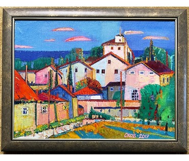 Сковородко О.А "Крымское утро", 2017г. Холст, масло. Размер 41х55см. № 2386 (артикул №2386) - фото №6