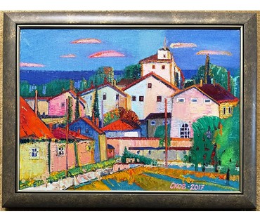 Сковородко О.А "Крымское утро", 2017г. Холст, масло. Размер 41х55см. № 2386 (артикул №2386) - фото №7