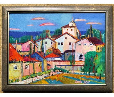 Сковородко О.А "Крымское утро", 2017г. Холст, масло. Размер 41х55см. № 2386 (артикул №2386) - фото №8