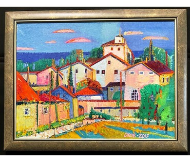 Сковородко О.А "Крымское утро", 2017г. Холст, масло. Размер 41х55см. № 2386 (артикул №2386) - фото №9