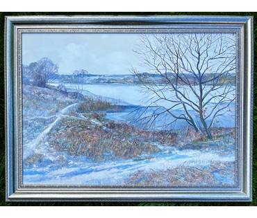 Барановская Е.А "Ранешнія прымаразкі", 2021г. Холст, масло. Размер 50х70 см. № 2396 (артикул №2396) - фото №5