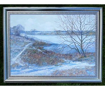 Барановская Е.А "Ранешнія прымаразкі", 2021г. Холст, масло. Размер 50х70 см. № 2396 (артикул №2396) - фото №6