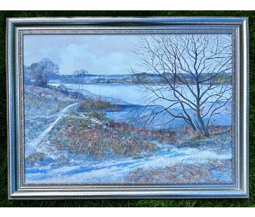 Барановская Е.А "Ранешнія прымаразкі", 2021г. Холст, масло. Размер 50х70 см. № 2396 (артикул №2396) - фото №7