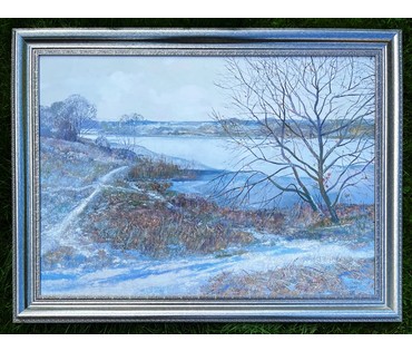 Барановская Е.А "Ранешнія прымаразкі", 2021г. Холст, масло. Размер 50х70 см. № 2396 (артикул №2396) - фото №9