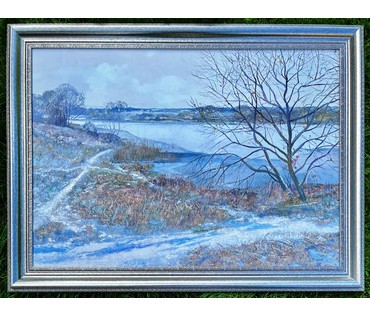 Барановская Е.А "Ранешнія прымаразкі", 2021г. Холст, масло. Размер 50х70 см. № 2396 (артикул №2396) - фото №10