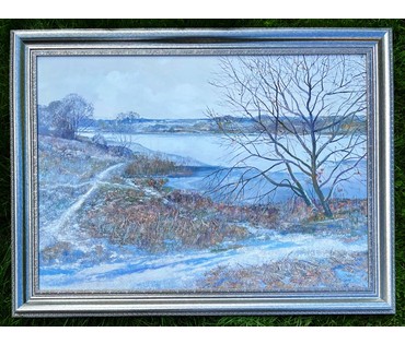 Барановская Е.А "Ранешнія прымаразкі", 2021г. Холст, масло. Размер 50х70 см. № 2396 (артикул №2396) - фото №11