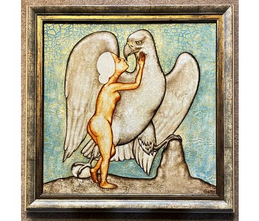 Каталожный Почицкий В.В (dr.Klein) "Зевс и Венера", 2012г. Х/М на фанере. Размер 60х60 см. № 2411 (артикул №2411) - фото №6