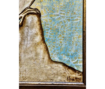 Каталожный Почицкий В.В (dr.Klein) "Зевс и Венера", 2012г. Х/М на фанере. Размер 60х60 см. № 2411 (артикул №2411) - фото №7