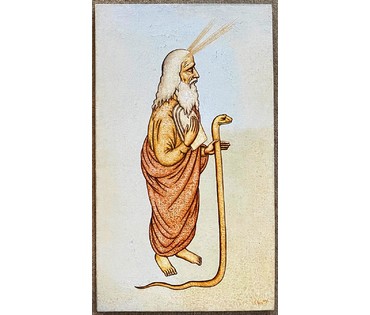 Каталожный Почицкий В.В (dr.Klein) "Моисей", 2013г. Х/М на фанере. Размер 90х50 см. № 2415 (артикул №2415) - фото №1