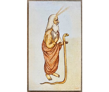 Каталожный Почицкий В.В (dr.Klein) "Моисей", 2013г. Х/М на фанере. Размер 90х50 см. № 2415 (артикул №2415) - фото №2