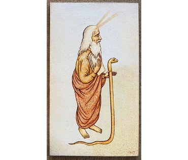 Каталожный Почицкий В.В (dr.Klein) "Моисей", 2013г. Х/М на фанере. Размер 90х50 см. № 2415 (артикул №2415) - фото №3