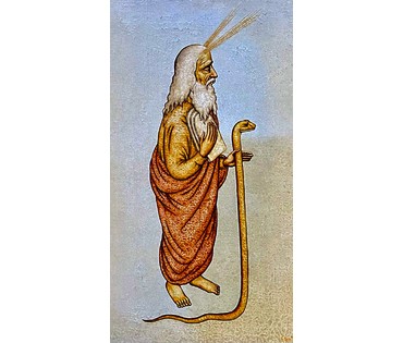 Каталожный Почицкий В.В (dr.Klein) "Моисей", 2013г. Х/М на фанере. Размер 90х50 см. № 2415 (артикул №2415) - фото №4