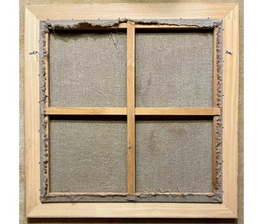 Каталожный Почицкий В.В (dr.Klein) "Борьба Иакова с ангелом", 2012г. Холст, масло. Размер 100х100 см. № 2454 (артикул №2454) - фото №4