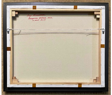 Батальонок Е.Е "Вячэрняе воблака", 2022г. Холст, масло. Размер 50х60 см. № 2492 (артикул №2492) - фото №4