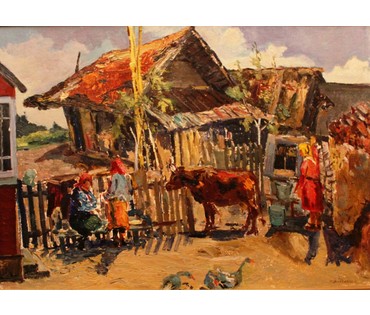 Картина "Логойск. Домашнее хозяйство" №125