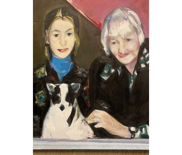 Щемелёв Л.Д- Народный Художник. "Окно моей бабушки", 2006г. Холст, масло. Размер 100х120 см. № 2537 (артикул №2537) - фото №5