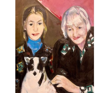Щемелёв Л.Д- Народный Художник. "Окно моей бабушки", 2006г. Холст, масло. Размер 100х120 см. № 2537 (артикул №2537) - фото №4