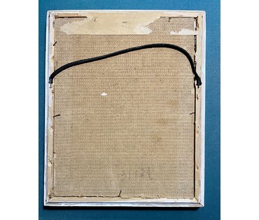 Хмелевский В.В "Цветы", холст, ДВП, масло. Размер 24х30 см. № 2541 (артикул №2541) - фото №5