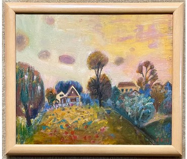 Костюченко А.К "Летний пейзаж", 2023г. Холст, масло. Размер 50х60 см. № 2570 (артикул №2570) - фото №3
