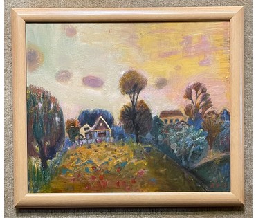 Костюченко А.К "Летний пейзаж", 2023г. Холст, масло. Размер 50х60 см. № 2570 (артикул №2570) - фото №4