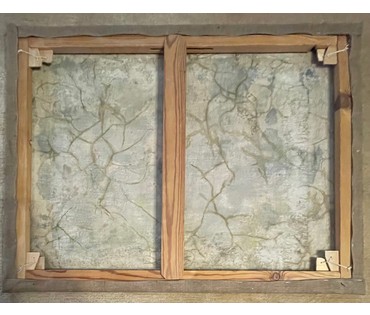 Картина, холст, масло. Размер 59,5х78 см. Монограмма (М . 75) № 2580 (артикул №2580) - фото №4