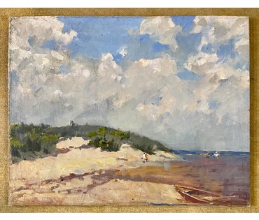 Дорошевич Ф.И. "Куршская коса". Холст, масло. Размер 70х89 см. № 2609 (артикул №2609) - фото №2