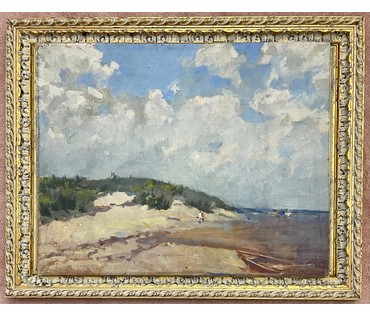 Дорошевич Ф.И. "Куршская коса". Холст, масло. Размер 70х89 см. № 2609 (артикул №2609) - фото №6