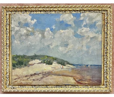 Дорошевич Ф.И. "Куршская коса". Холст, масло. Размер 70х89 см. № 2609 (артикул №2609) - фото №8