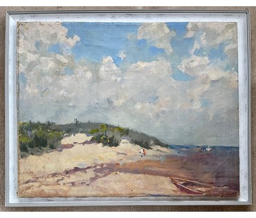 Дорошевич Ф.И. "Куршская коса". Холст, масло. Размер 70х89 см. № 2609 (артикул №2609) - фото №9