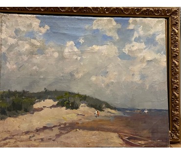 Дорошевич Ф.И. "Куршская коса". Холст, масло. Размер 70х89 см. № 2609 (артикул №2609) - фото №10