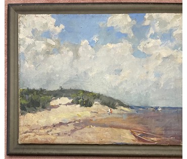 Дорошевич Ф.И. "Куршская коса". Холст, масло. Размер 70х89 см. № 2609 (артикул №2609) - фото №5