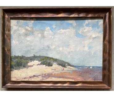 Дорошевич Ф.И. "Куршская коса". Холст, масло. Размер 70х89 см. № 2609 (артикул №2609) - фото №13