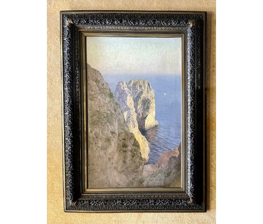 Сейтгоф П.С. (1852-1916) "Симеиз. Скалы Монах и Дива". Холст, масло. Подпись художника. Размер 123х78 см. № 2613 (артикул №2613) - фото №1