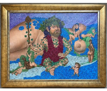 Каталожный Почицкий В.В (dr.Klein) "Вакх",1996-2010г. Холст, масло. Размер 85х115 см. № 2618 (артикул №2618) - фото №3