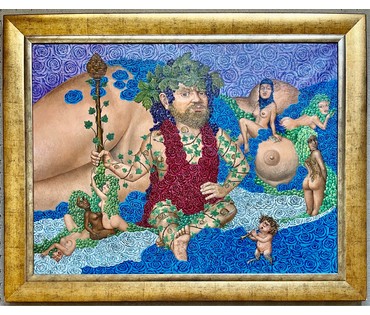 Каталожный Почицкий В.В (dr.Klein) "Вакх",1996-2010г. Холст, масло. Размер 85х115 см. № 2618 (артикул №2618) - фото №4