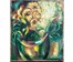Клименко А.И "Цветы в зелёной вазе", 2002г. Холст, масло. Размер 75х65 см. № 2635 (артикул №2635) - фото №2