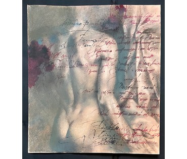 Врублевская С.П. "Academiae" (5), 2013г. Бумага, пастель. Авторская техника. Размер 57х64 см. № 2645 (артикул №2645) - фото №2