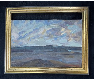 Свентоховский П.В Пейзаж. Холст, масло. Размер 39х59 см. № 2683 (артикул №2683) - фото №6