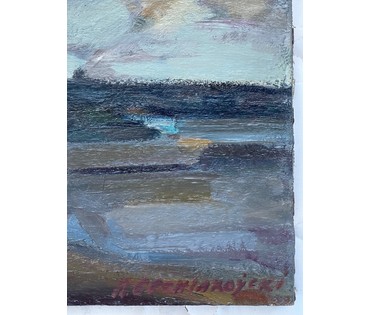 Свентоховский П.В Пейзаж. Холст, масло. Размер 39х59 см. № 2683 (артикул №2683) - фото №8