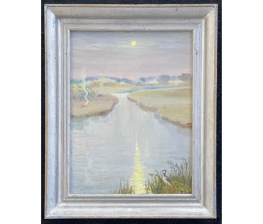 Доморад В.А. Пейзаж. 2002г. Картон масло. Размер с рамой 39х48 см.,без 30х40 см. № 2699 (артикул №2699) - фото №1