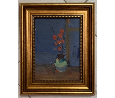 Юзвук В.С. Натюрморт. Картон, масло. Размер 22х16 см. № 2726 (артикул №2726) - фото №1