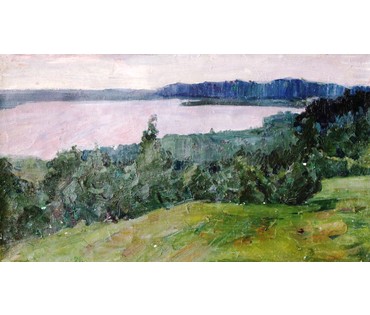 Картина "Сумерки" П.С.Крохалев. 1972г. №158