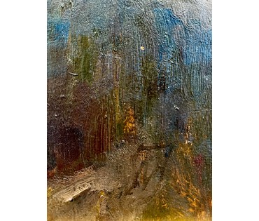 Исаёнок М.И "Бэз", 1975г. Оргалит, масло. Размер 53х53 см. № 2746 (артикул №2746) - фото №3