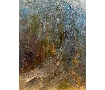 Исаёнок М.И "Бэз", 1975г. Оргалит, масло. Размер 53х53 см. № 2746 (артикул №2746) - фото №4