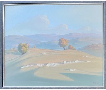 Батальонок Е.Е "У гарах Арменіі", 2023г. Холст, масло. Размер 50х60 см. № 2768 (артикул №2768) - фото №2