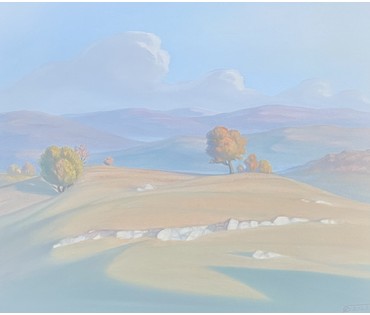 Батальонок Е.Е "У гарах Арменіі", 2023г. Холст, масло. Размер 50х60 см. № 2768 (артикул №2768) - фото №3