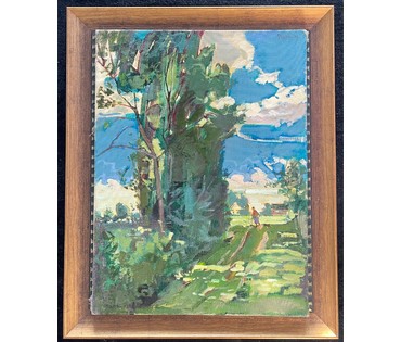 Мара Алесь (Марочкин А.А) "Мае Барсукі", 2019 г. Холст, масло. Размер 50х45 см. № 2773 (артикул №2773) - фото №2